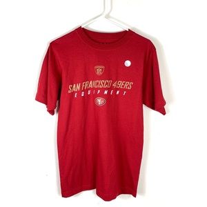 Reebok 49ers red shirt size S